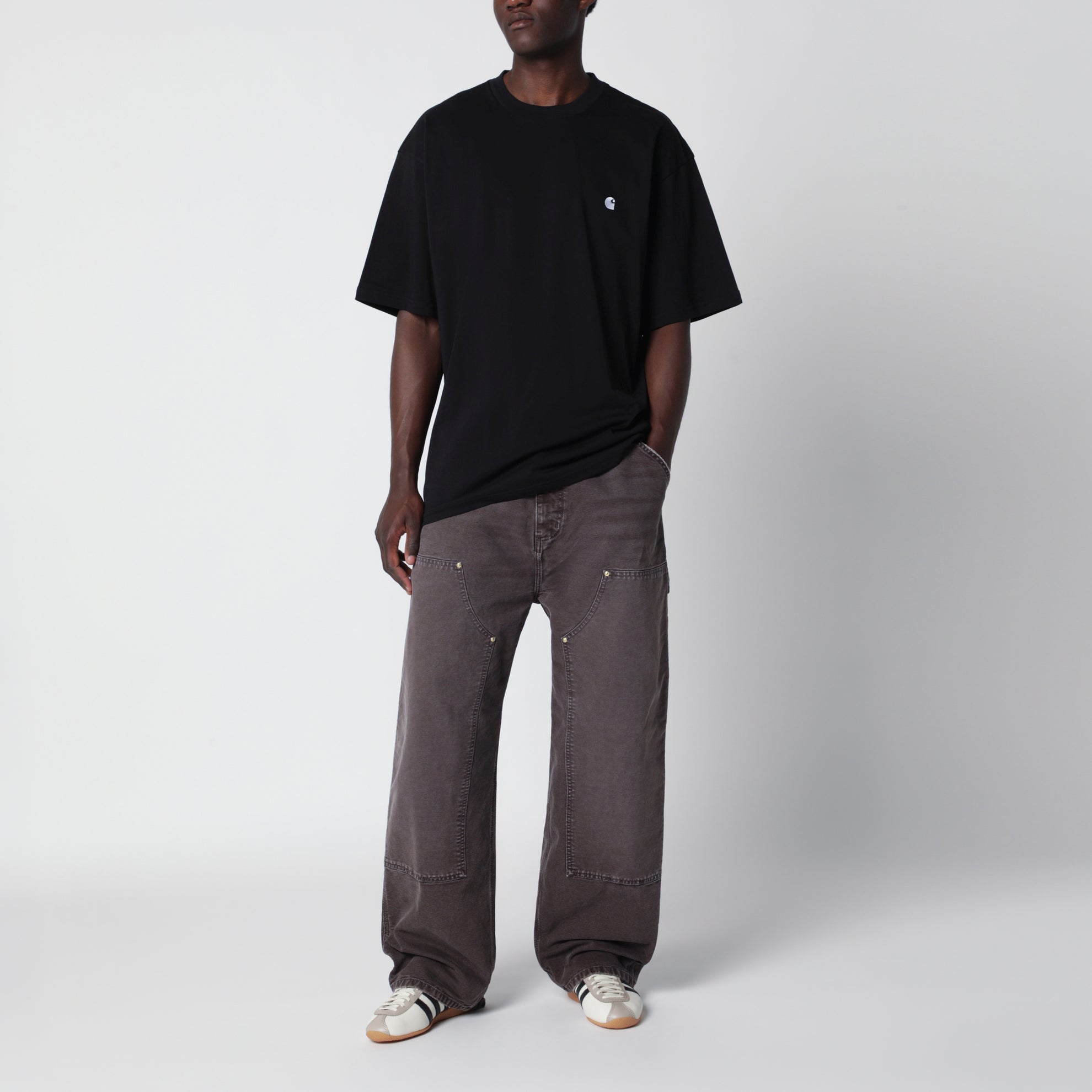 Schwarzes S/S Madison T-Shirt