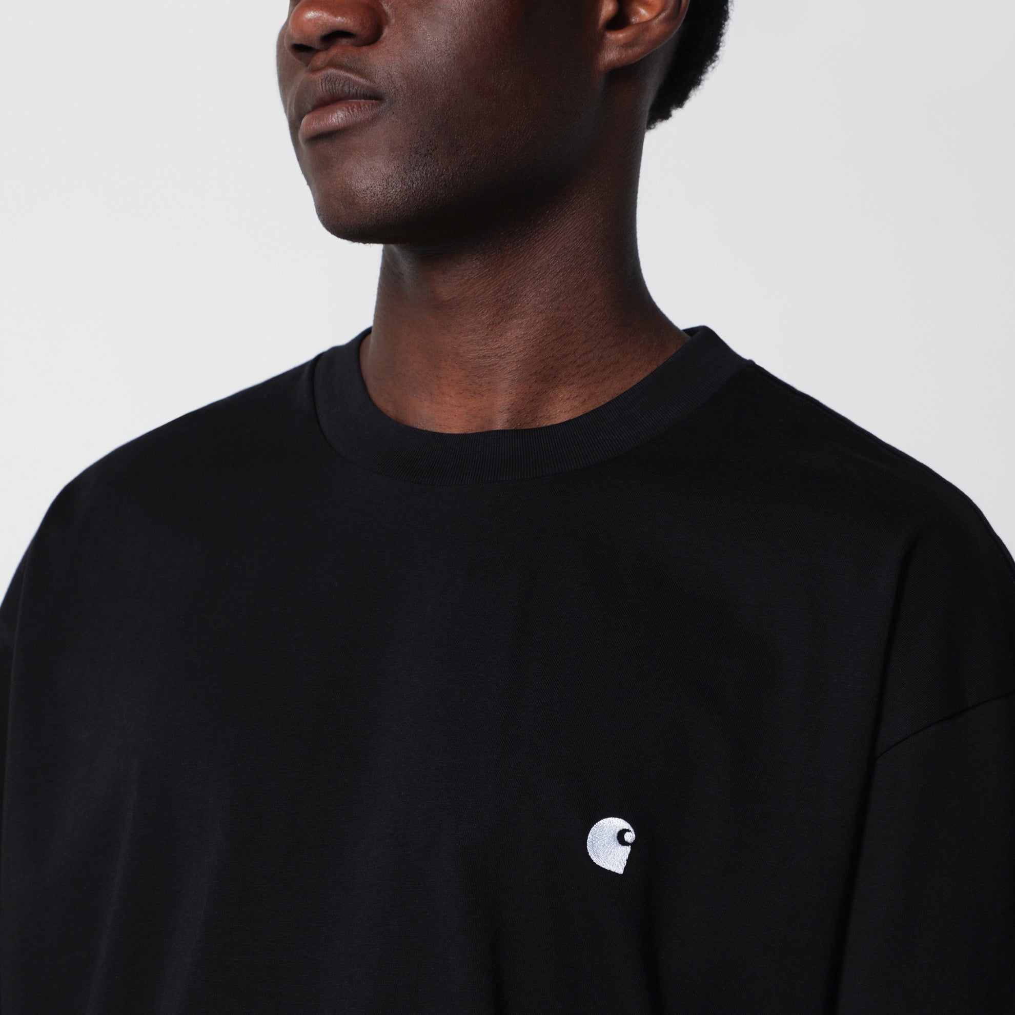 Schwarzes S/S Madison T-Shirt