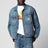 Helston jacket in heavy blue cotton denim