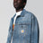 Giacca Helston in denim pesante blu