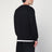 Black Chase sweatshirt in cotton blend