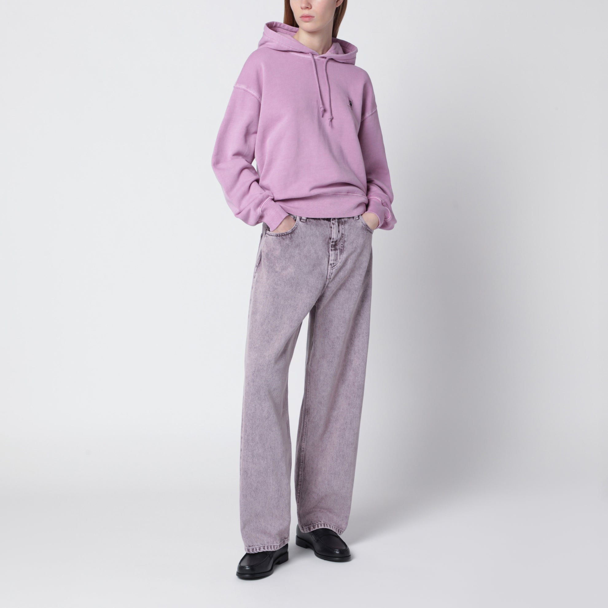 Jeans Brandon in denim Cozy Purple/Chalk wash