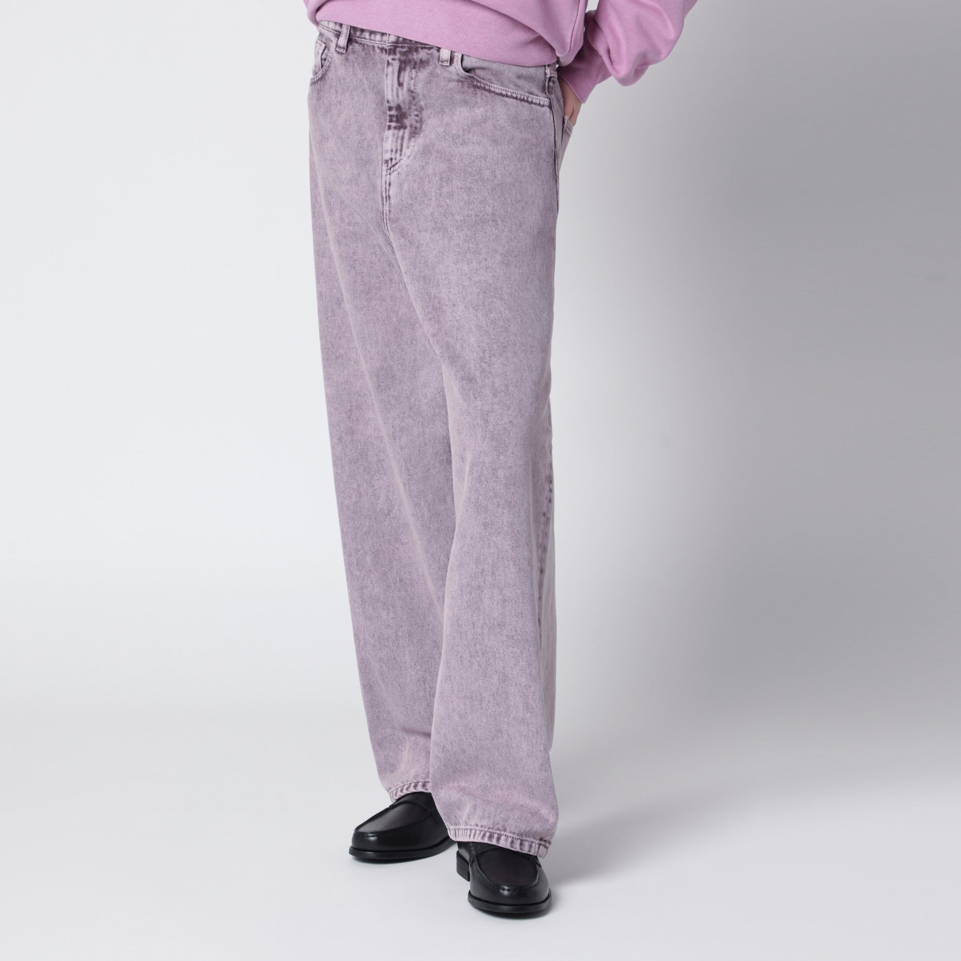 Jeans Brandon in denim Cozy Purple/Chalk wash