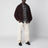 Veste en maille marron Banley