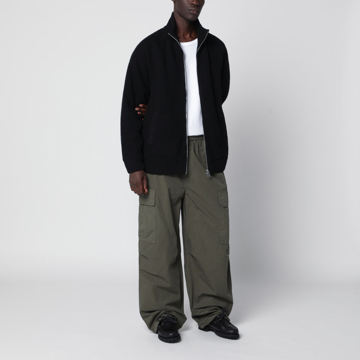 Giacca in maglia nera Banley