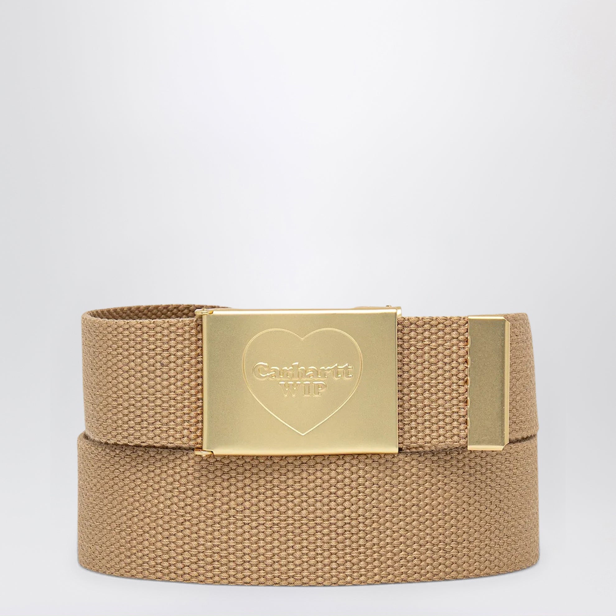 Heart Clip Belt Dusty Brown
