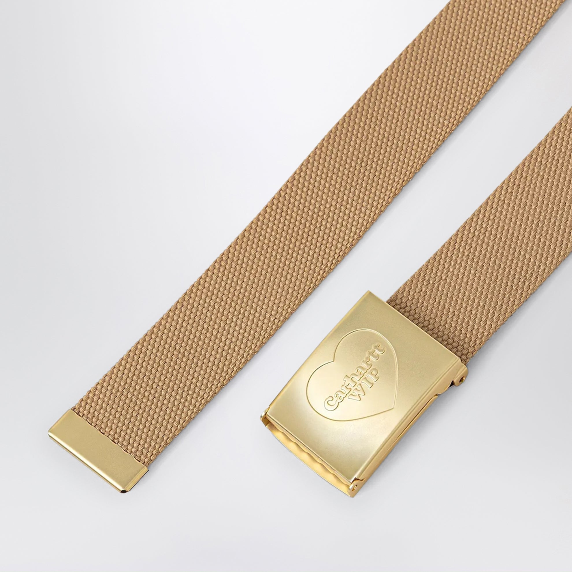 Heart Clip Belt Dusty Brown