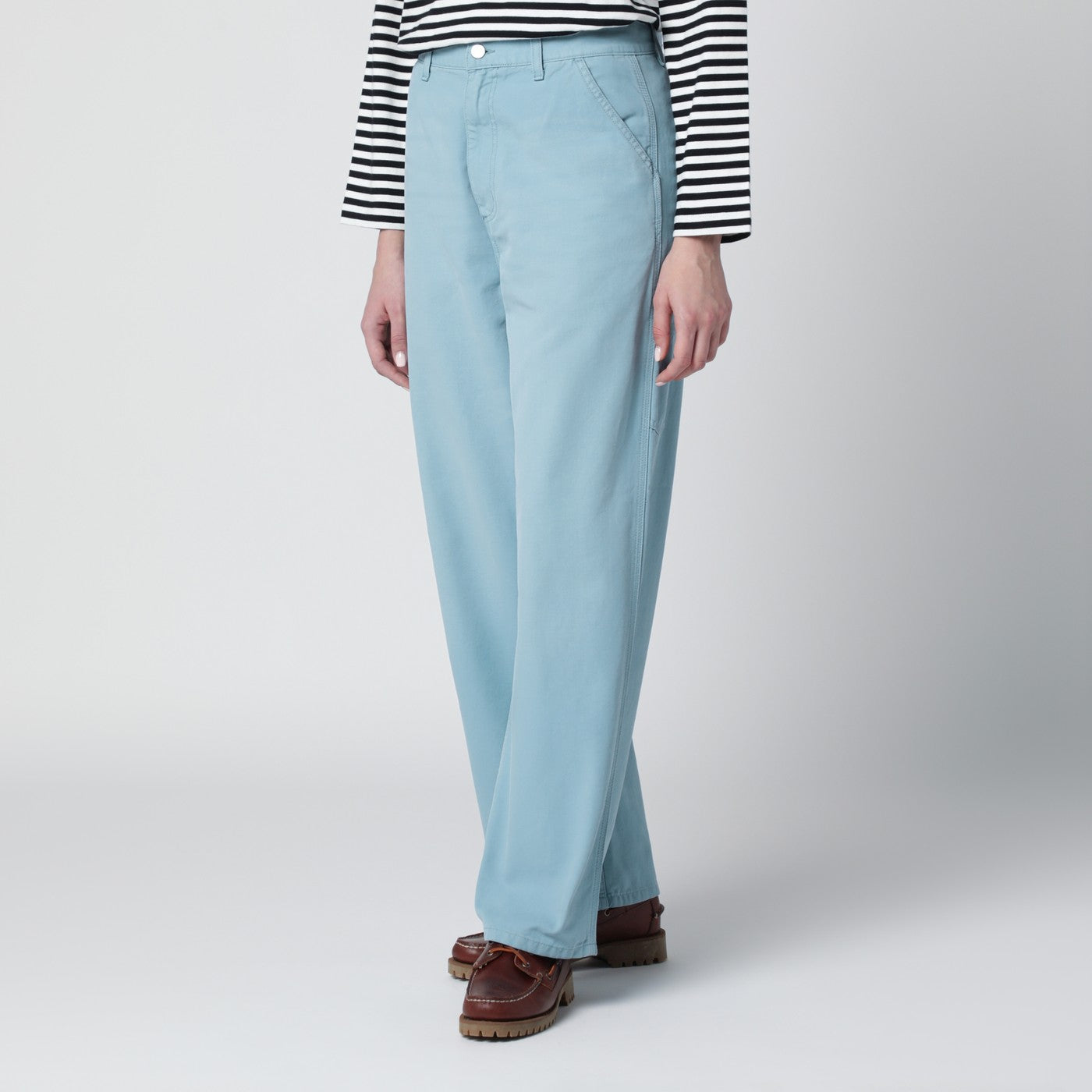 Brandon Single Knee Hose Tourmaline/Stone aus Canvas
