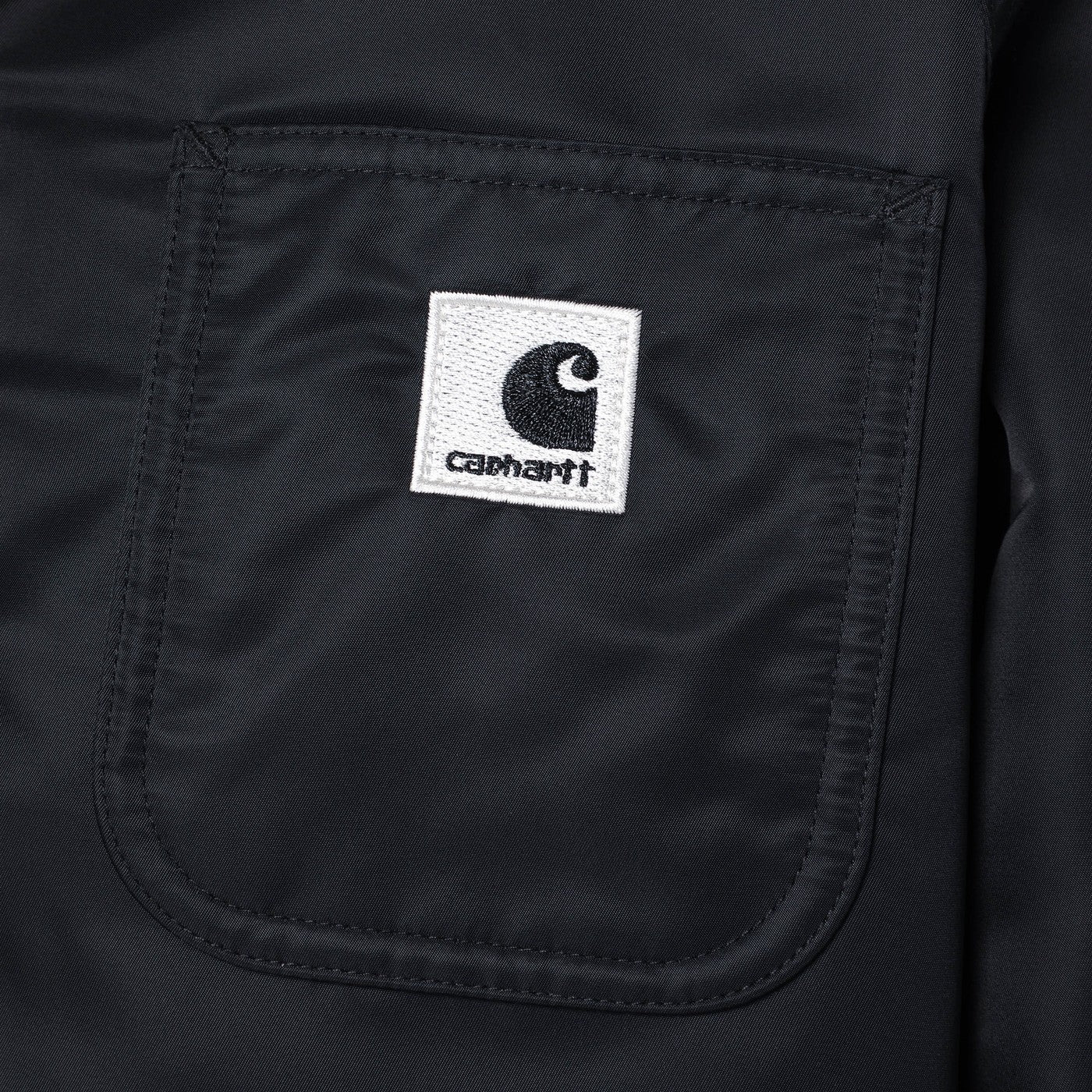 Alumni Chore Coat jacket in black nylon