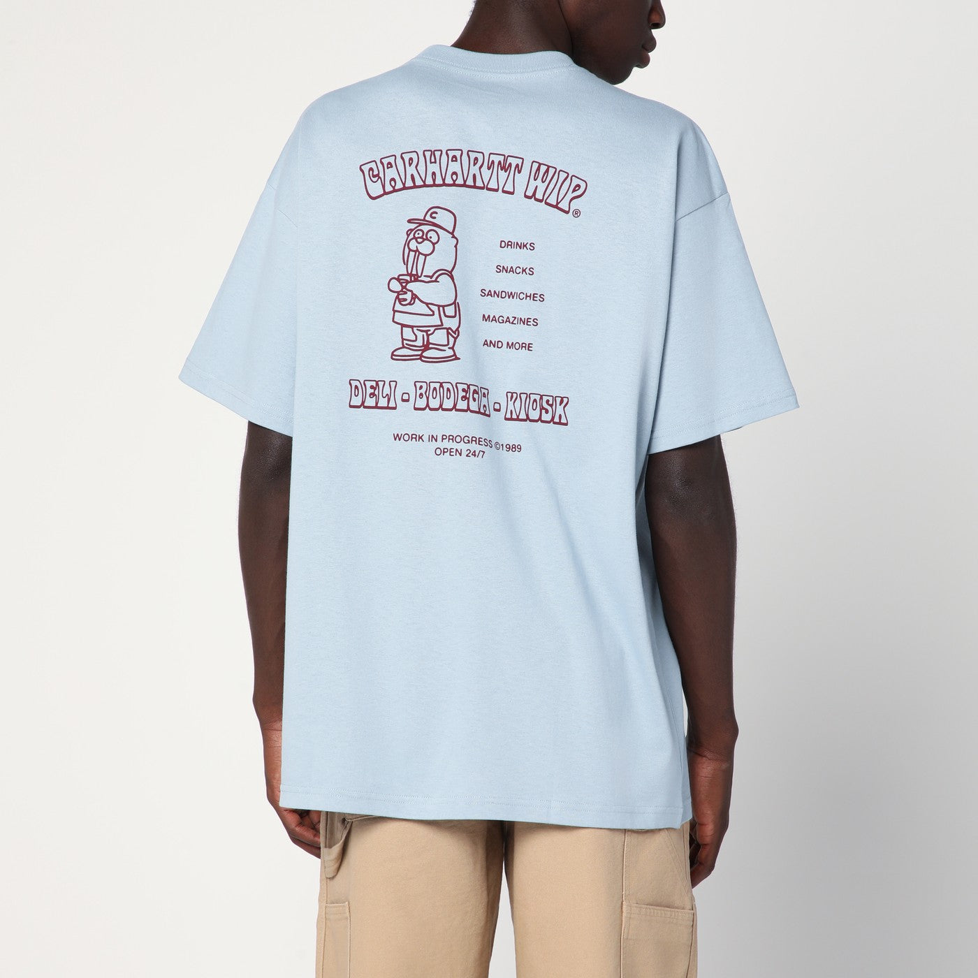S/S Sandwich T-Shirt Blue Fog