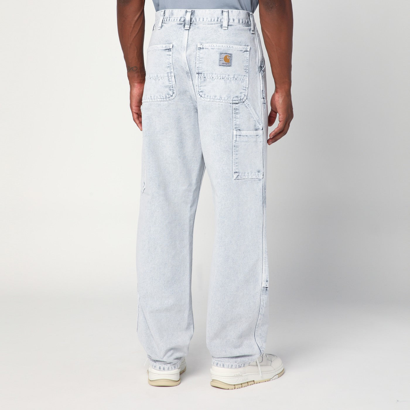Double Knee Pant Black Chalk Wash
