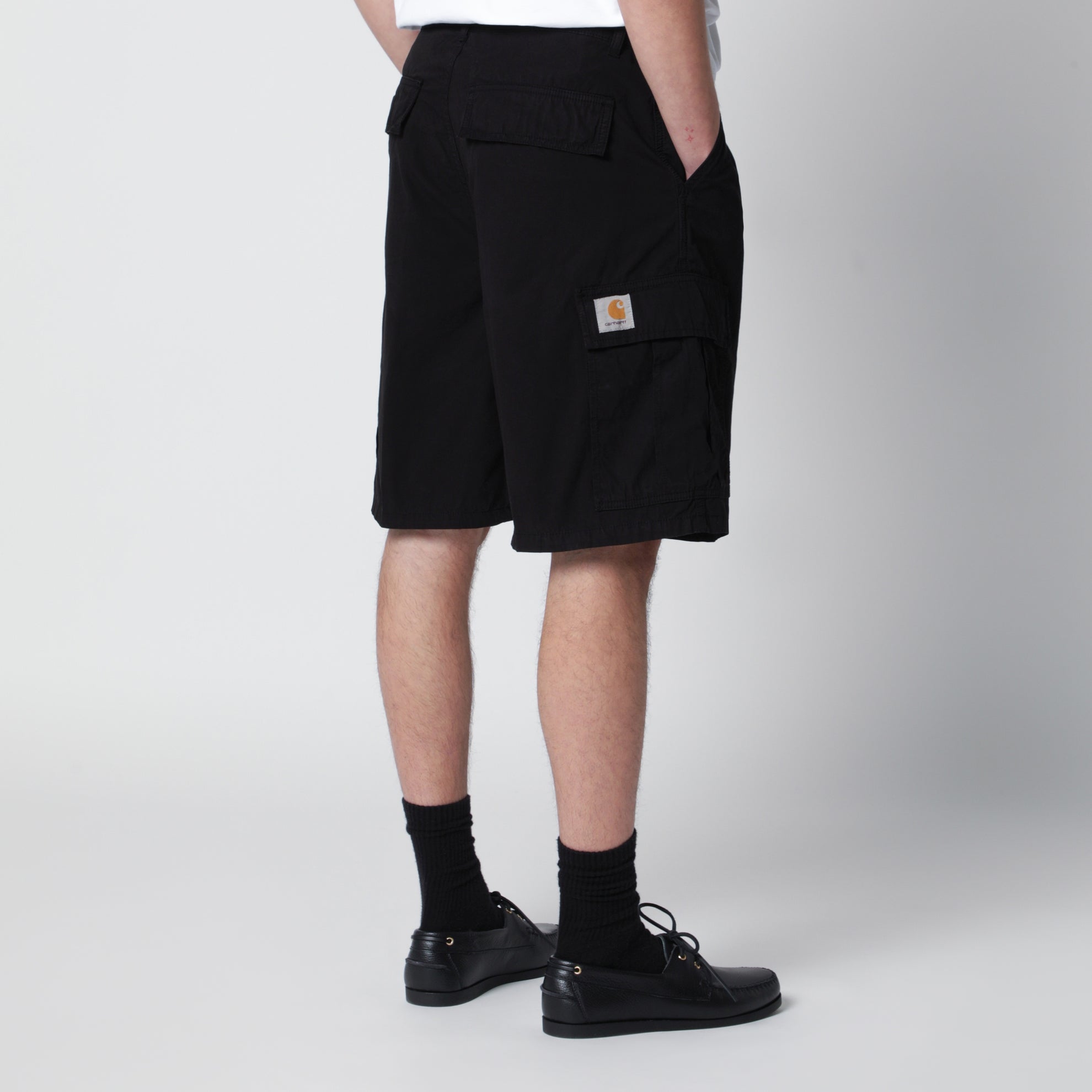 Cole Cargo Shorts Black/Garment dyed
