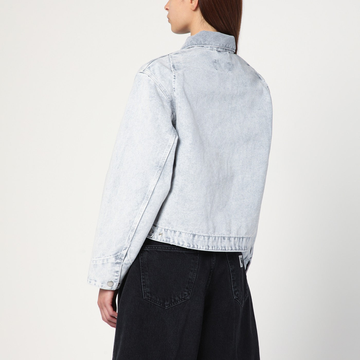 W Emery Black/Chalk wash jacket