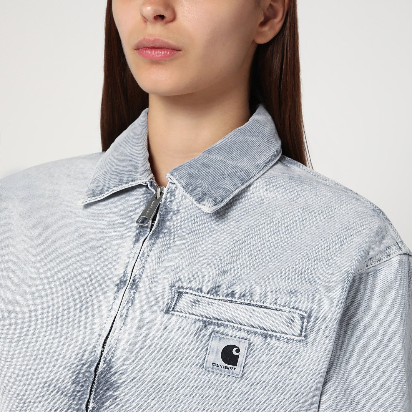 W Emery Black/Chalk wash jacket