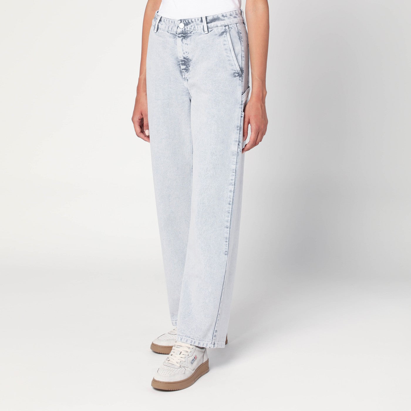 Pierce Pant Straight Black Chalk Wash