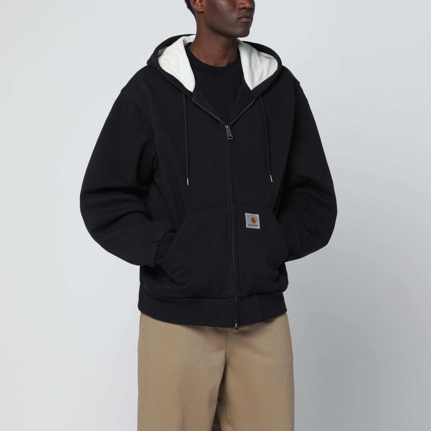 Active schwarze Sweatjacke