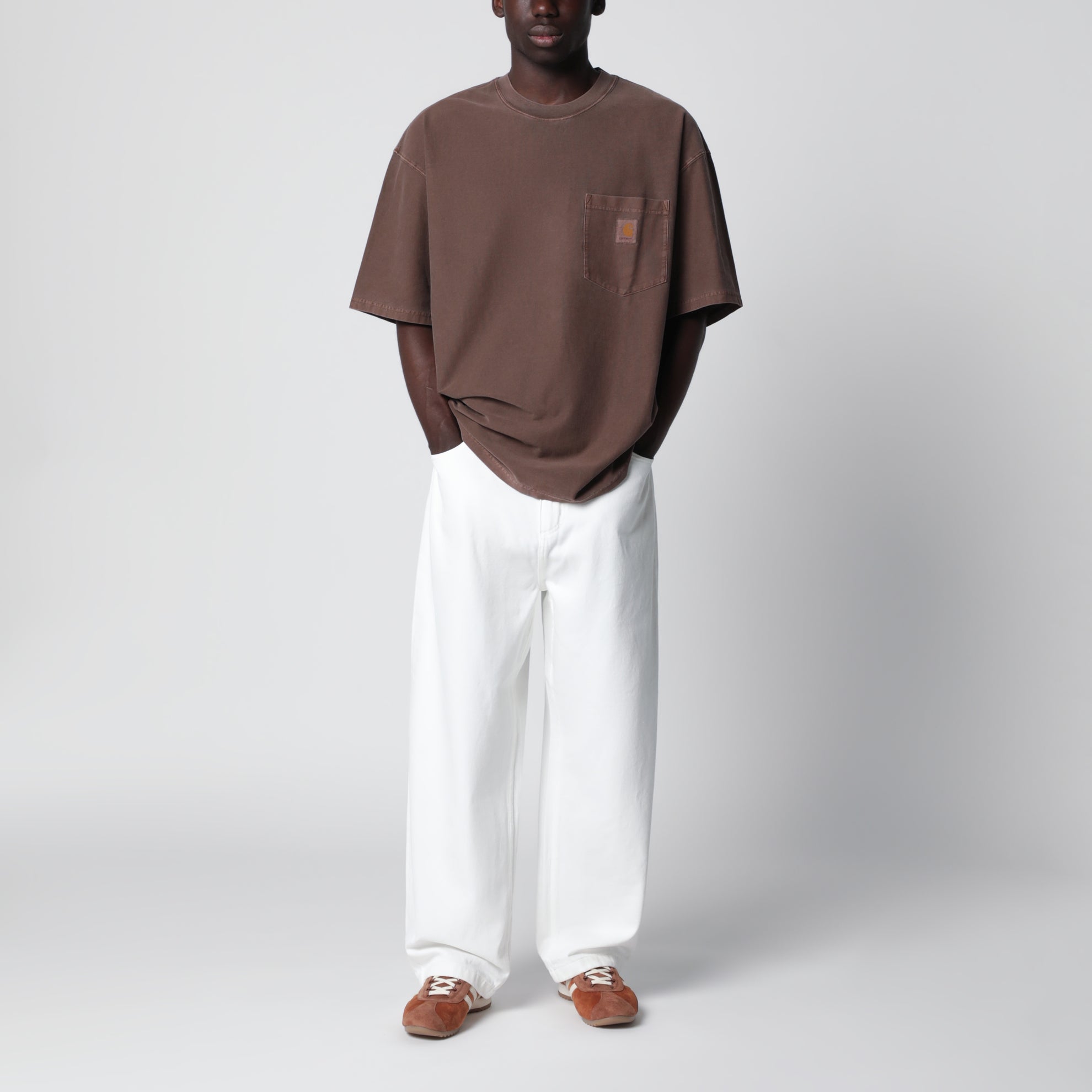 Brandon Pant White/Rinsed