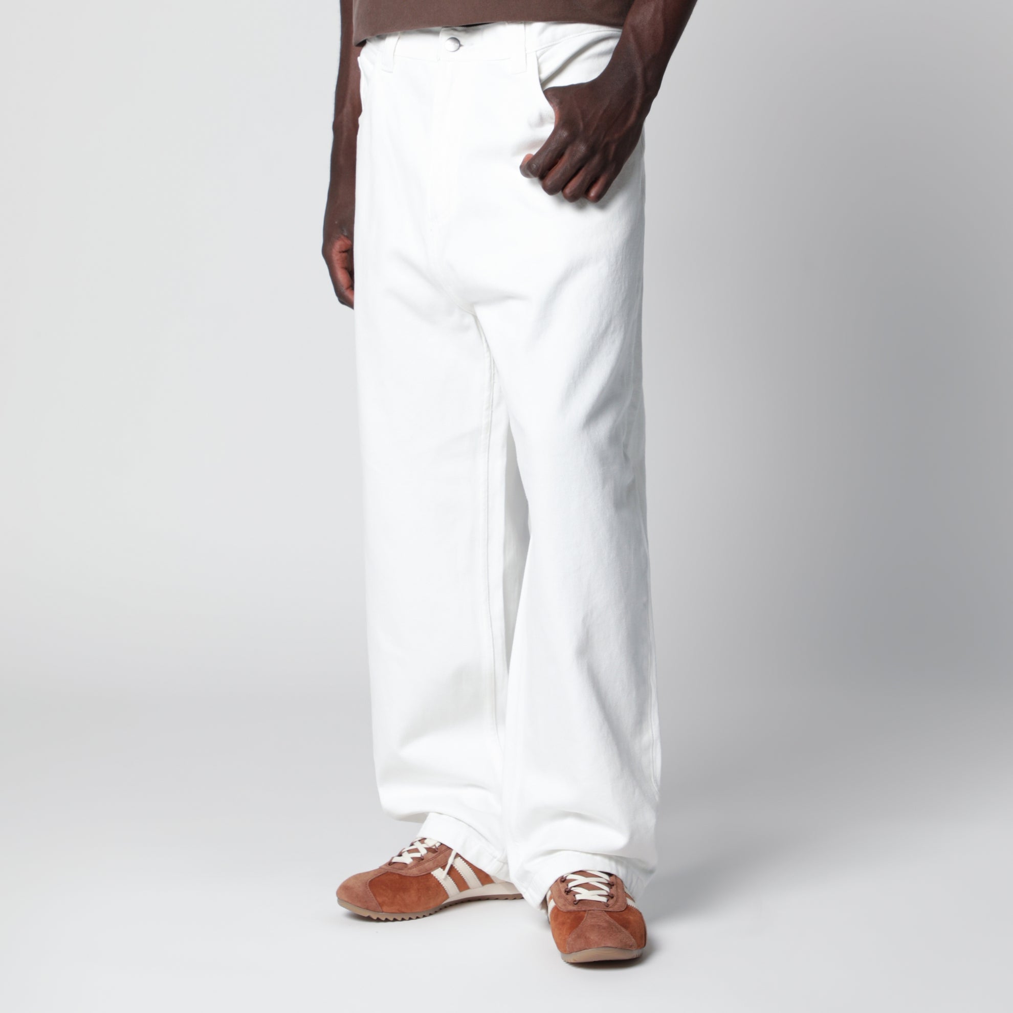 Brandon Pant White/Rinsed