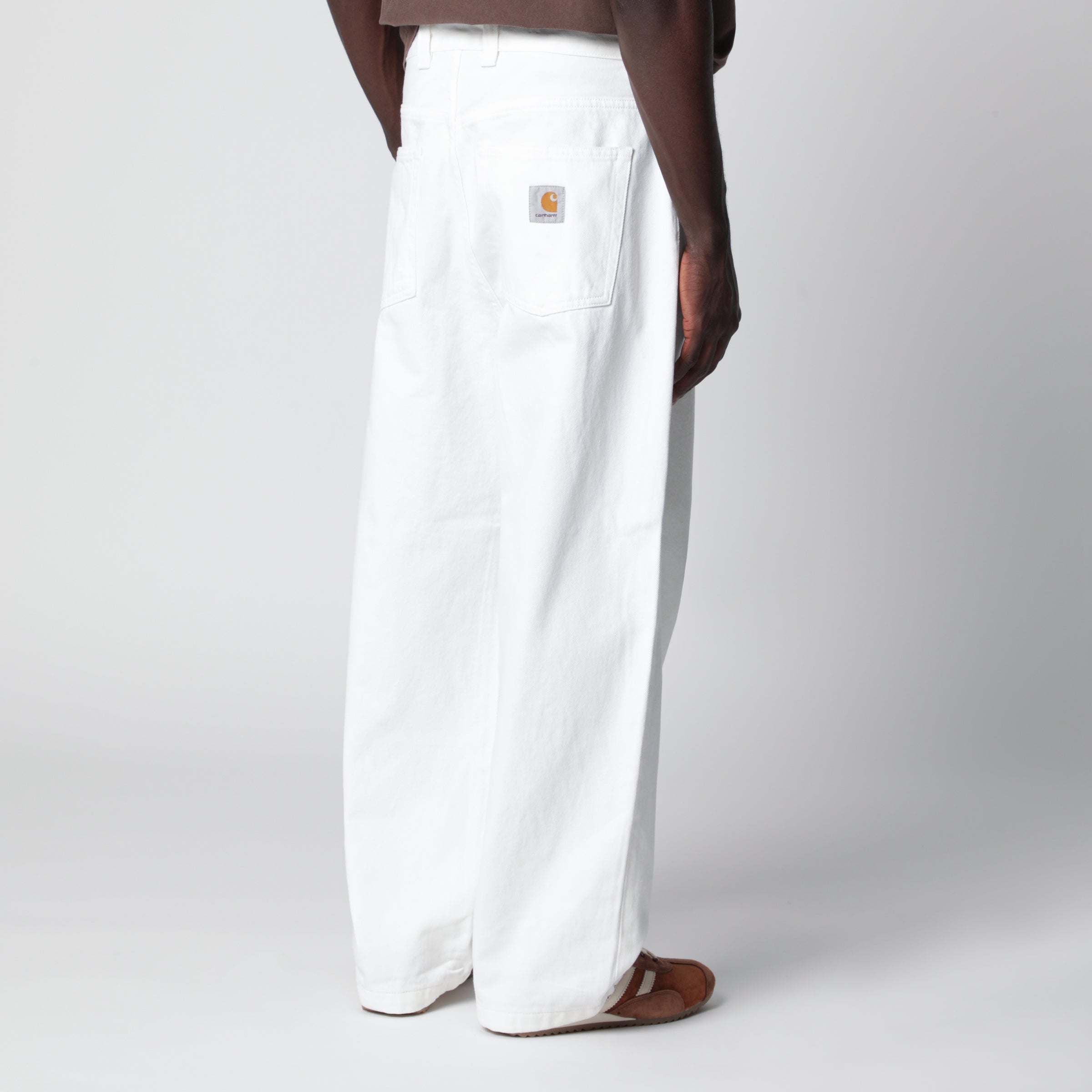 Carhartt WIP Brandon Pant White/Rinsed | TheDoubleF