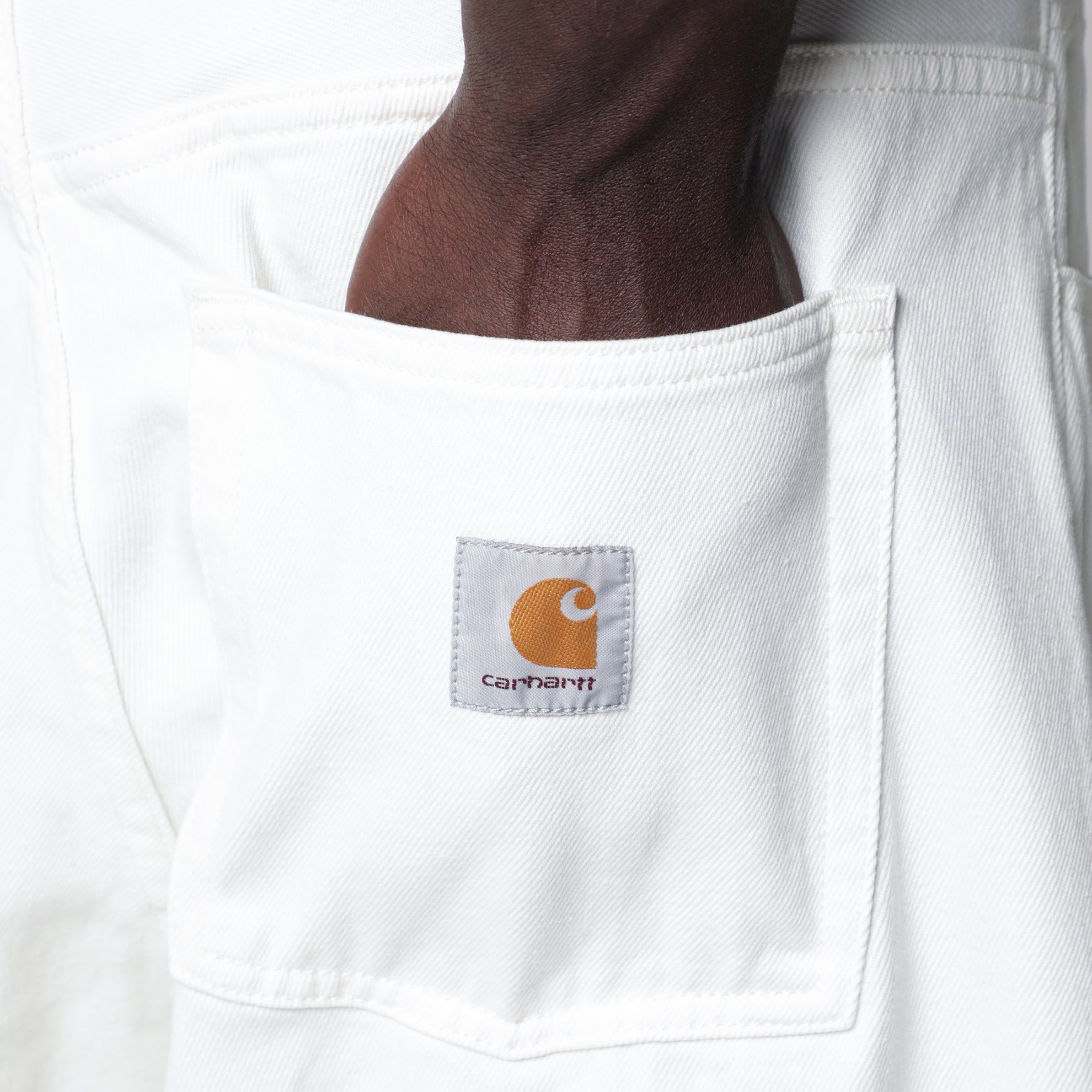 Brandon Pant White/Rinsed