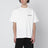 White cotton S/S Caps T-shirt