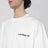 Weißes Baumwoll-T-Shirt S/S Caps