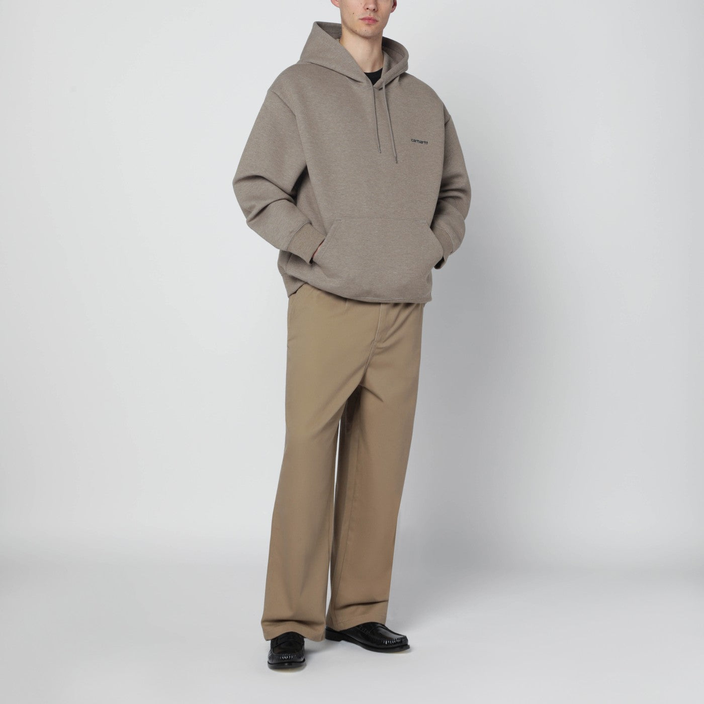 Hooded Alda Sweatshirt in Brass