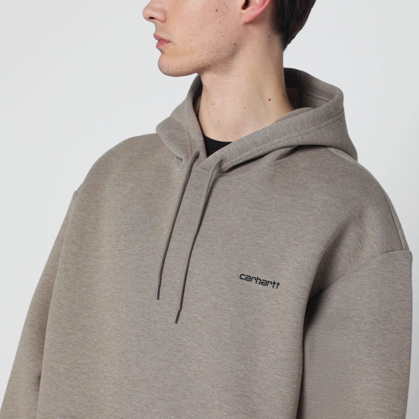 Hooded Alda Sweatshirt in Brass