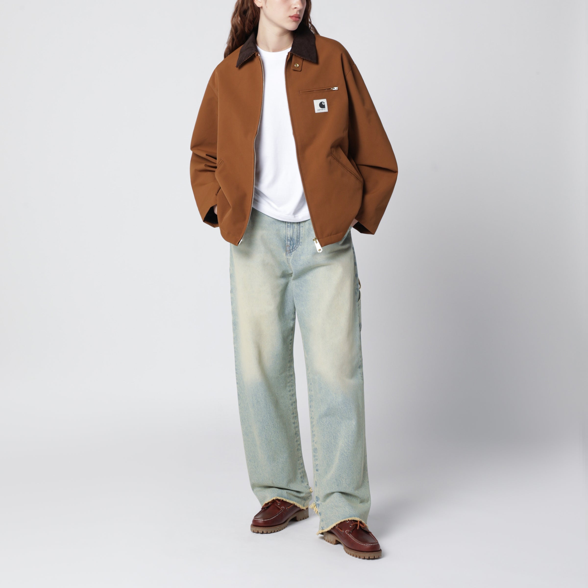 Carhartt WIP W' Clark Jacket Hamilton Brown/Tobacco | TheDoubleF