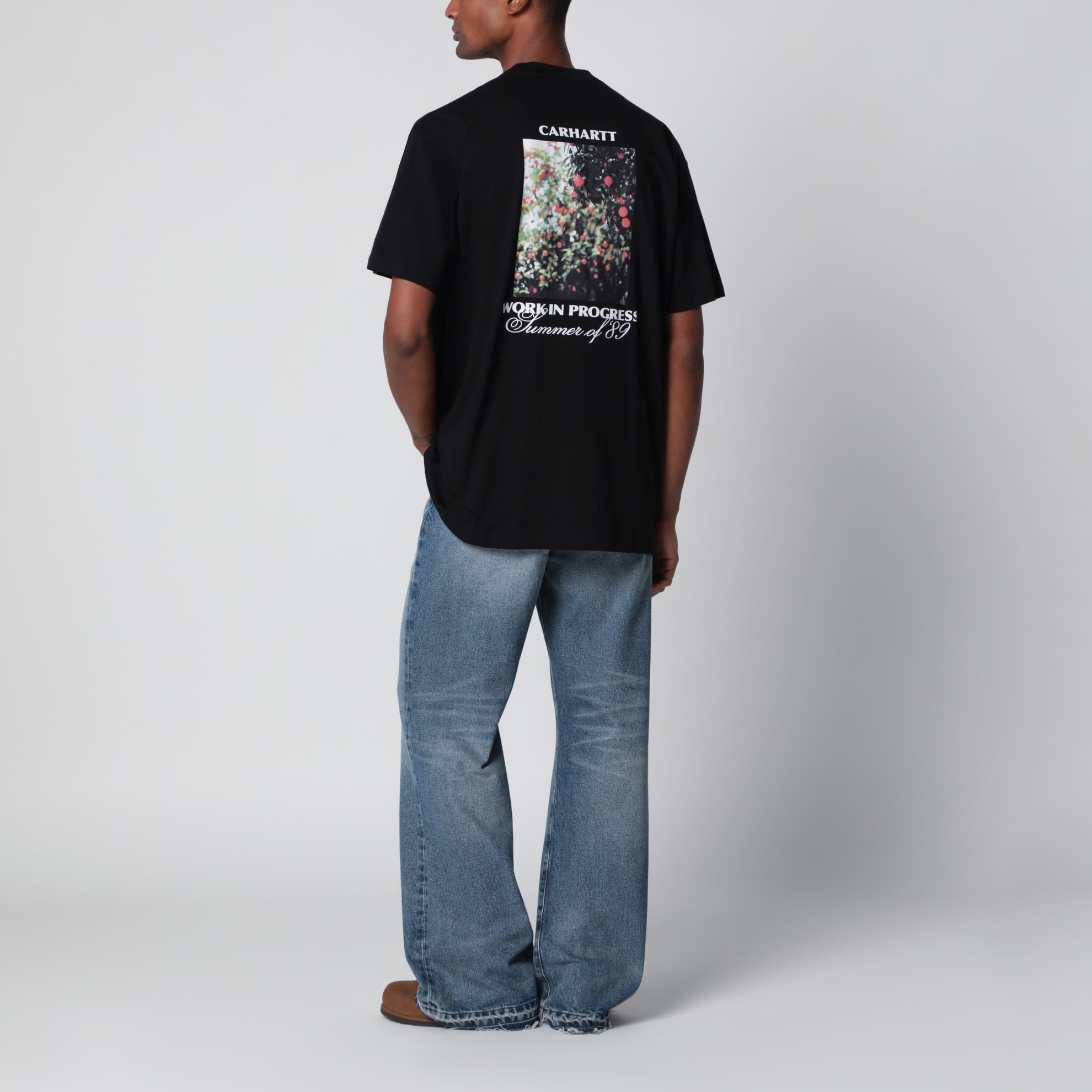T-Shirt S/S Warm Views aus Bio-Baumwolle in Schwarz