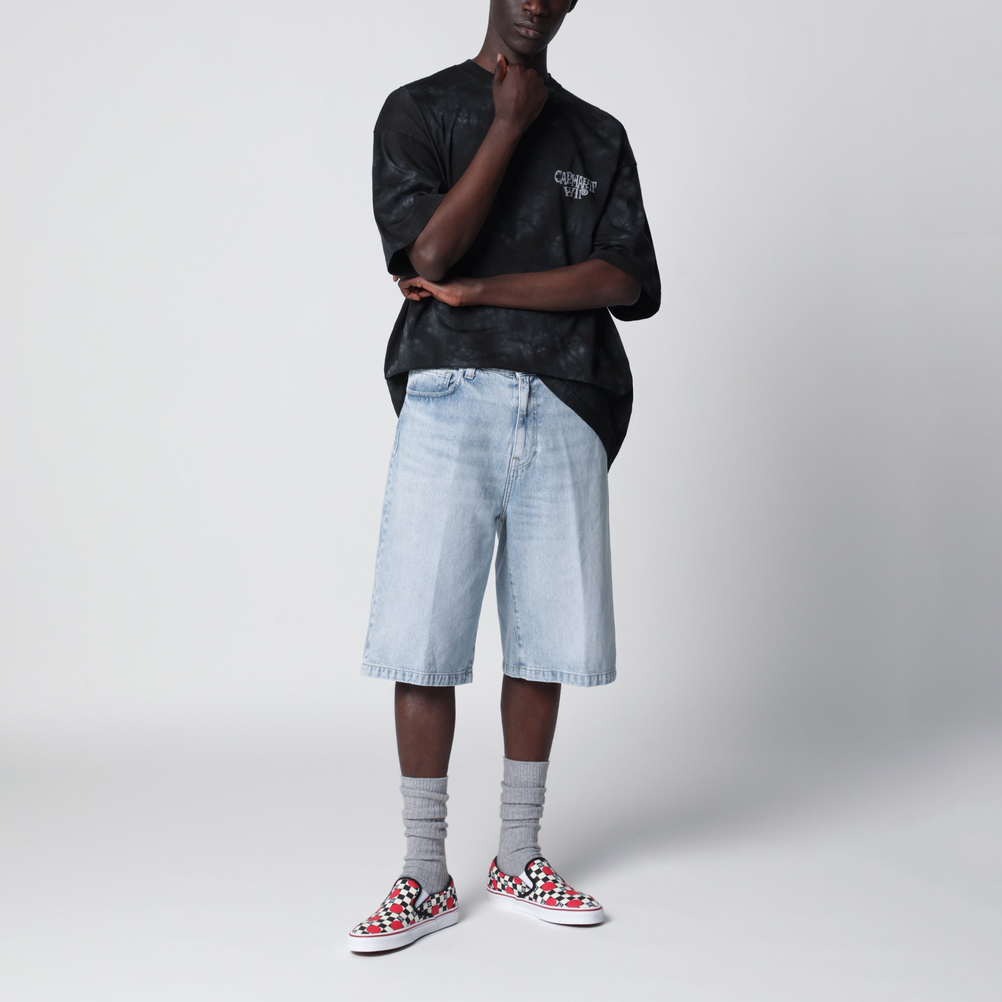 T-shirt Radiate tie-dye in cotone Yosemite/Obsidian