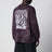 T-shirt L/S Radiate tie-dye en coton bio violette