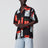 Camicia Sean Hamilton a stampa in viscosa nera