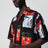 Camicia Sean Hamilton a stampa in viscosa nera