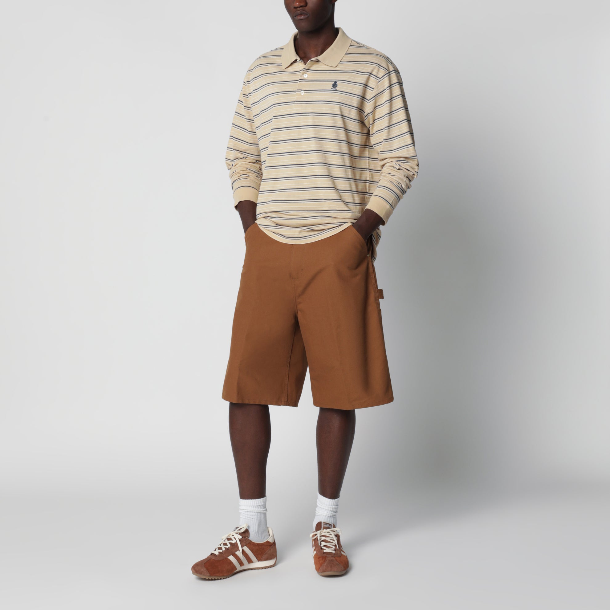 Short OG Single Knee en coton Hamilton Brown
