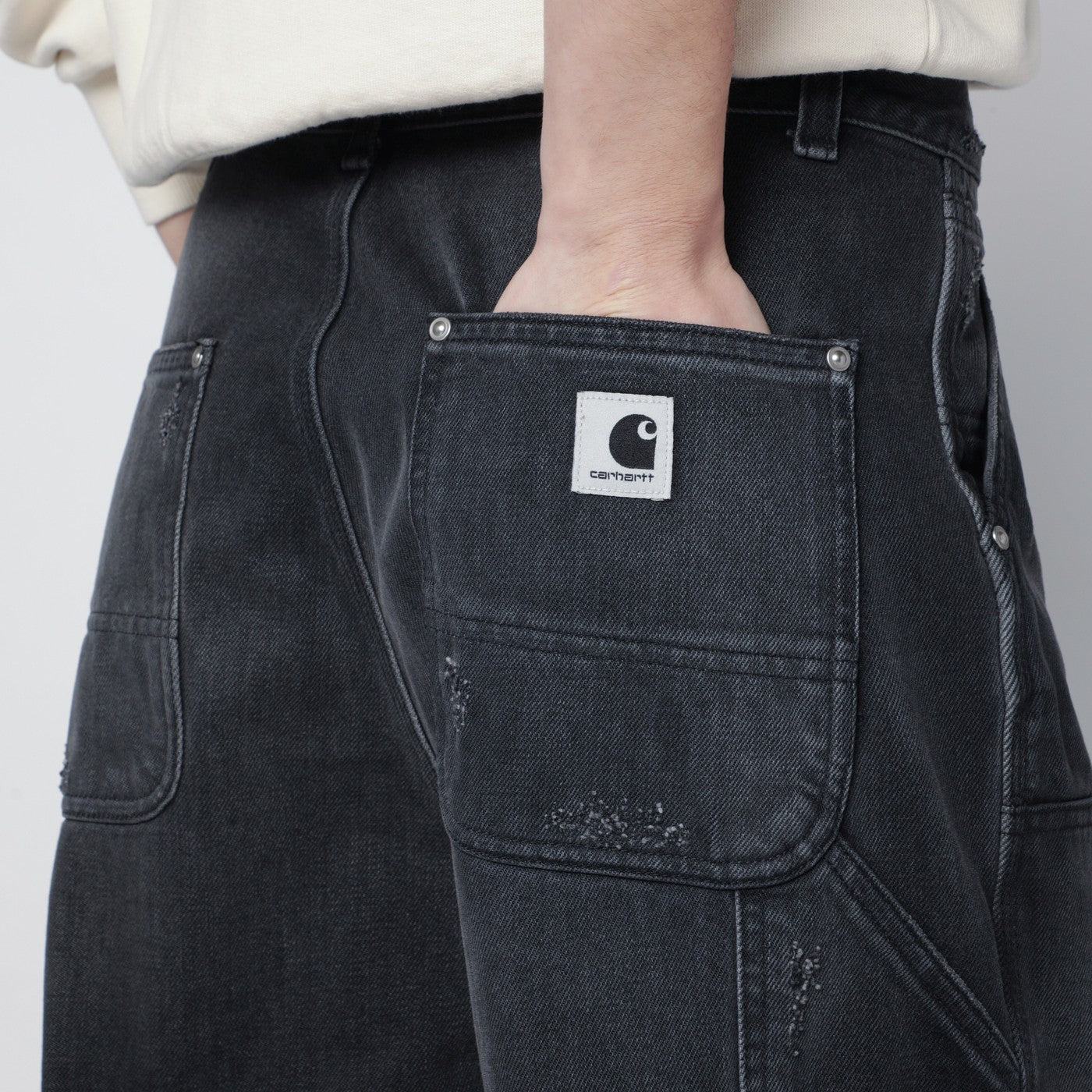 Brandon Double Knee pants in black