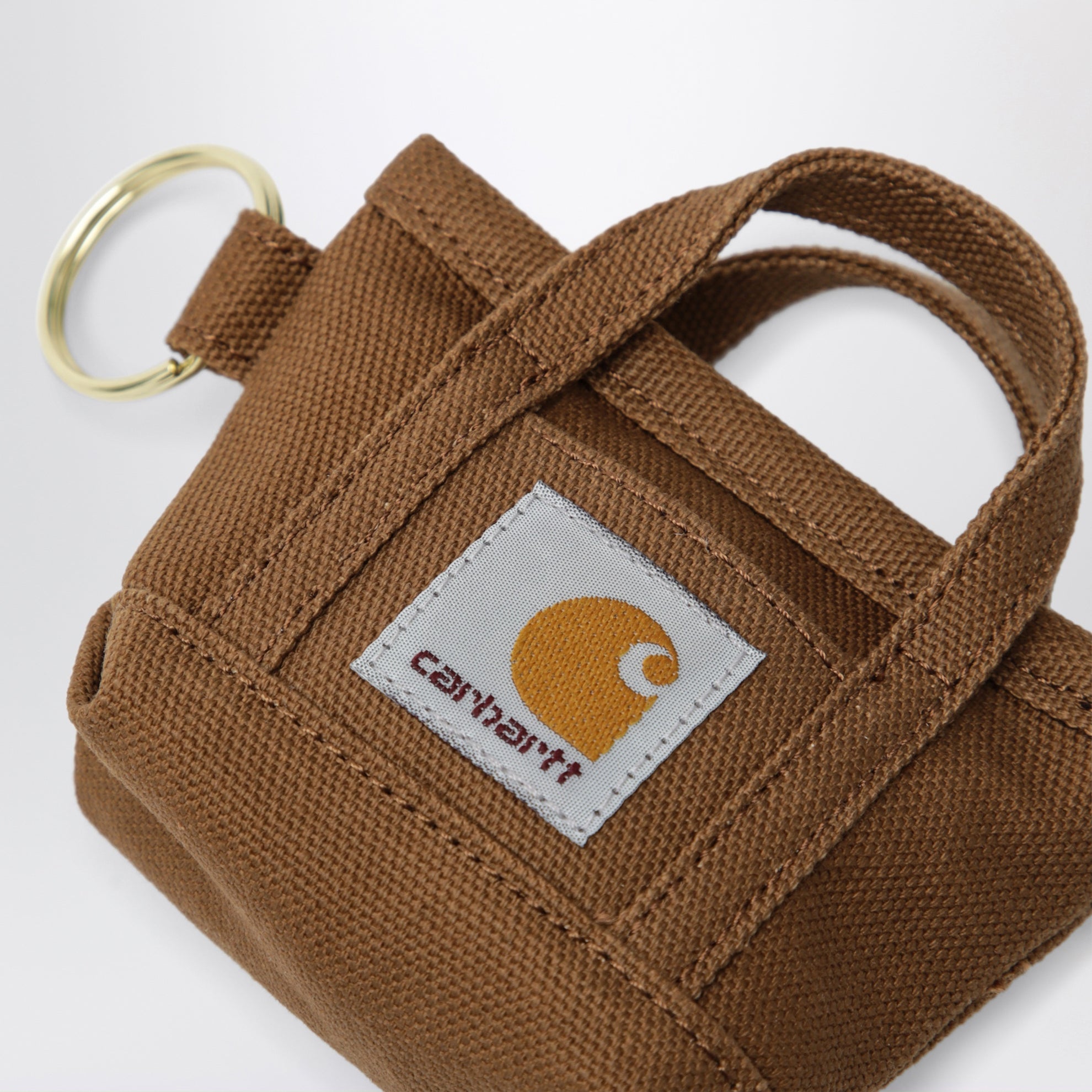 Hamilton Brown Mini Tote Bag Keychain