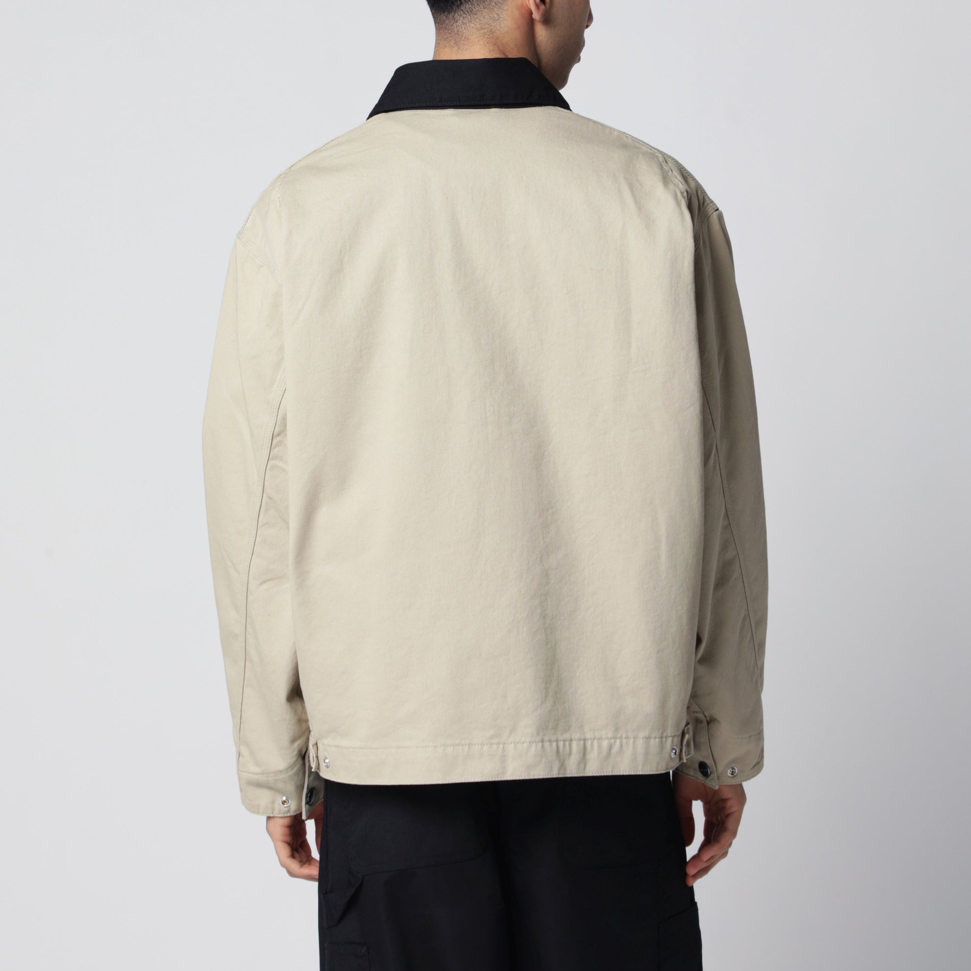 Giacca OG Detroit in twill di cotone barchan/nera