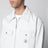 Veste-chemise Mercer en coton rayé blanc