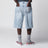 Pantaloncini Langdon in denim di cotone blu
