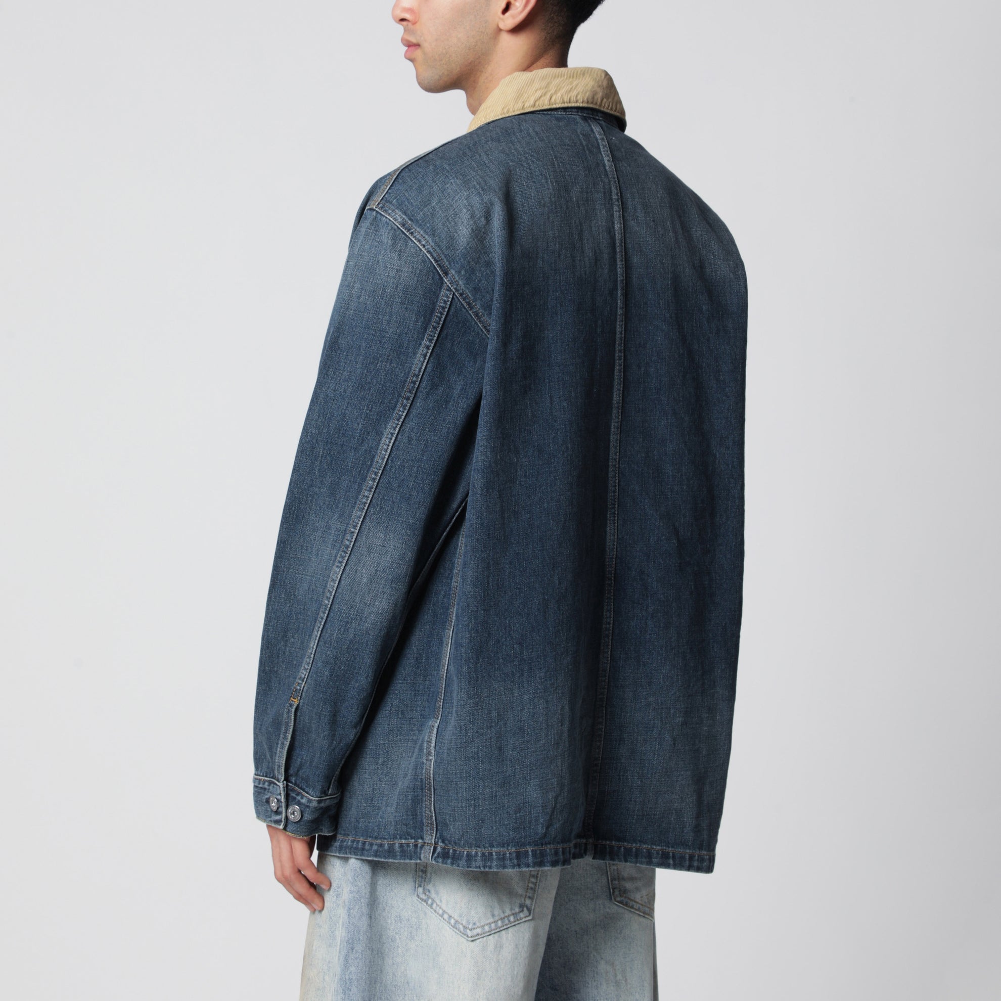 Warren Chore Coat Jeansjacke aus Bio-Baumwolle blau