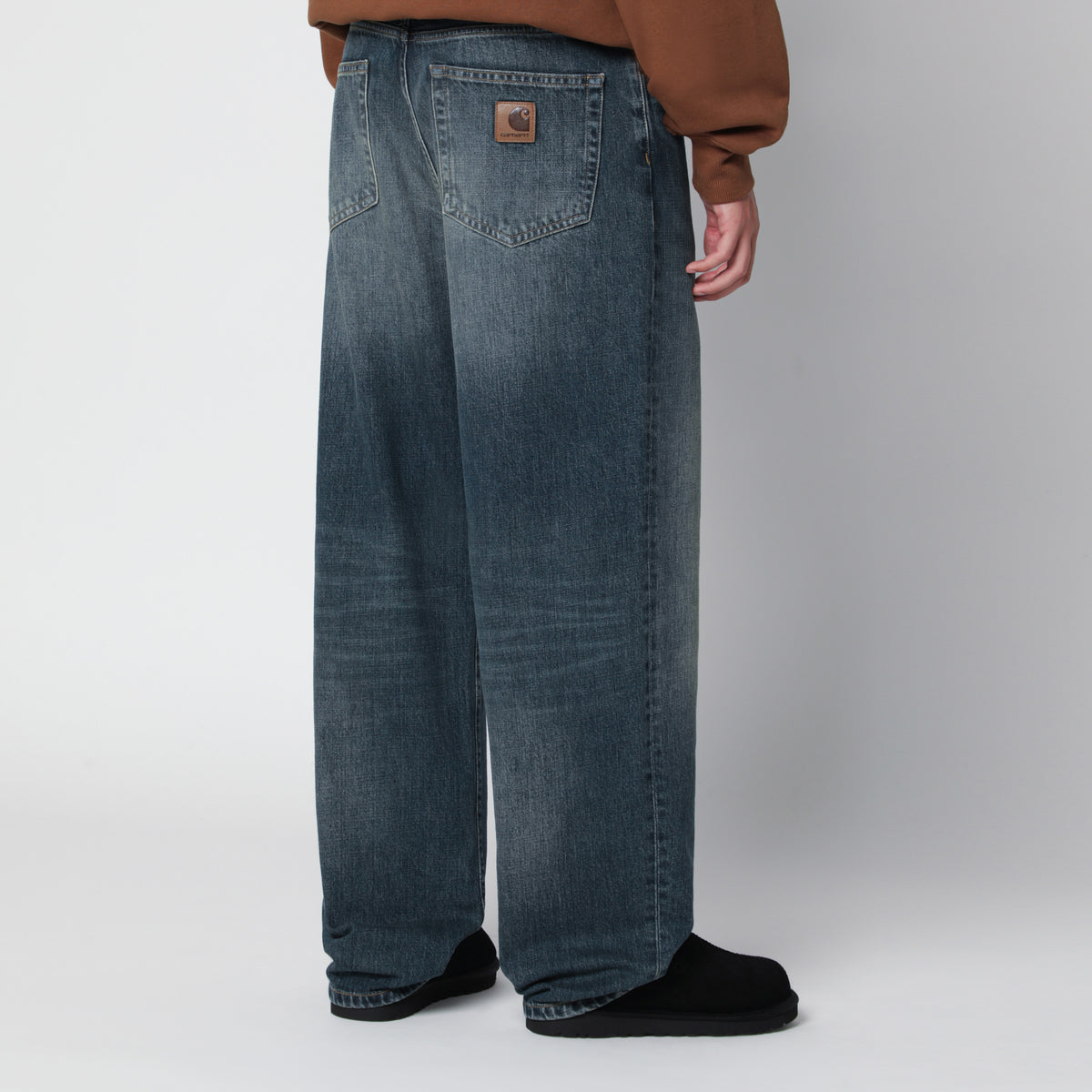 Pantaloni Aaron blu in denim di cotone