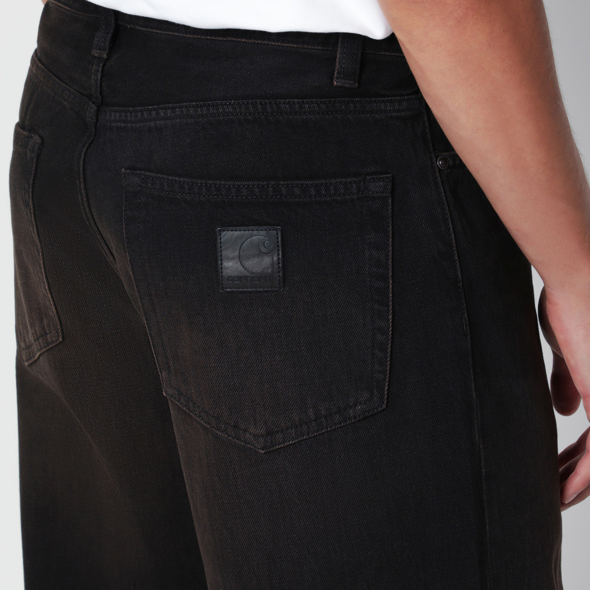 Aaron Black Cotton Denim Pants