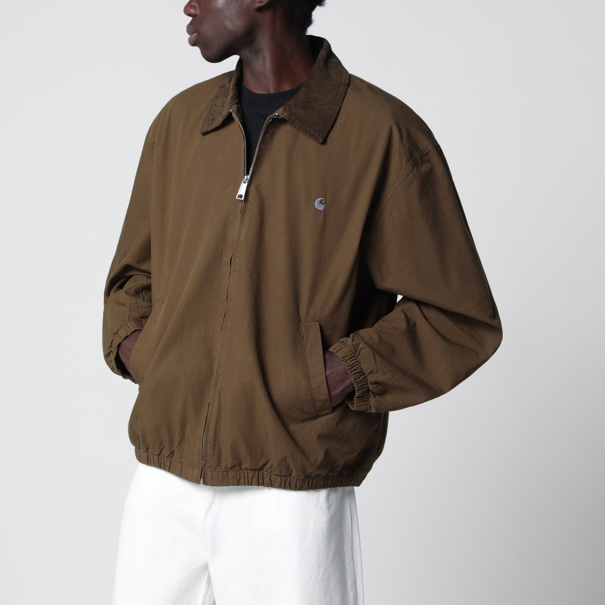 Madison Ripstop Jacket Dark Beech/Black Garment dyed