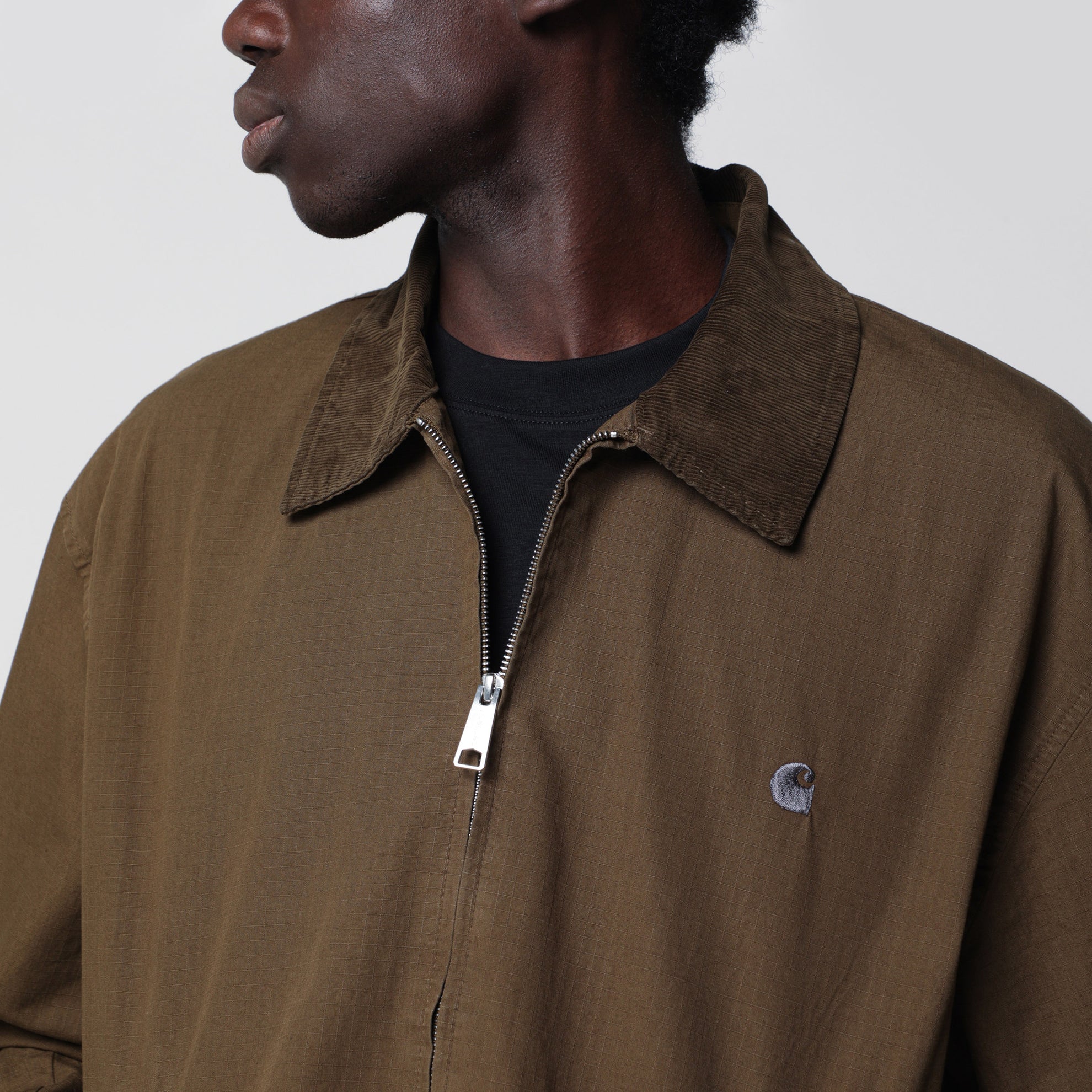 Madison Ripstop Jacket Dark Beech/Black Garment dyed