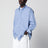 Keene long-sleeve shirt in cotton poplin, Keen Stripe/Curacao