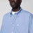 Camicia Ls Keene a righe in popeline di cotone blu