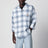 Tyers shirt in cotton twill, blue check