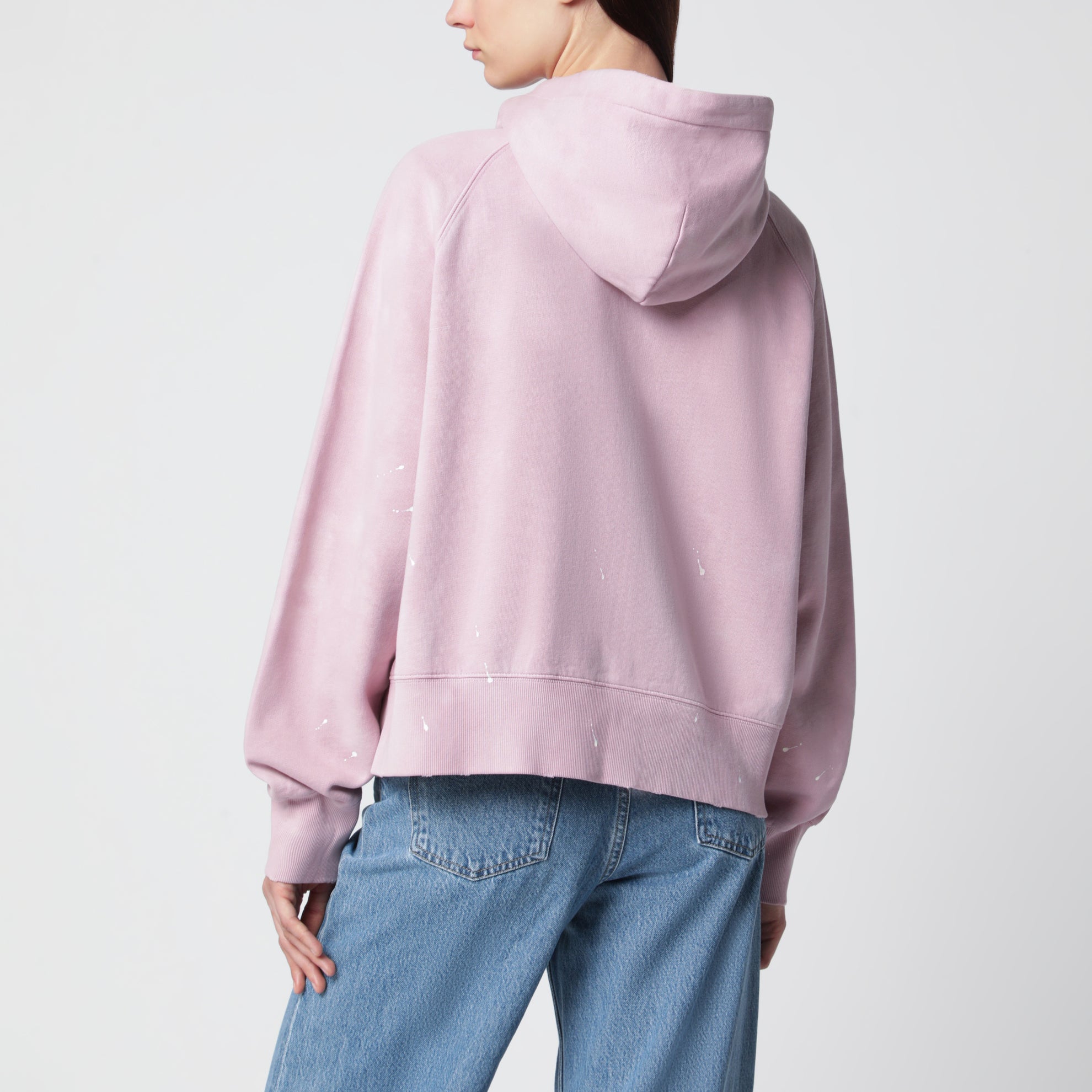 Veste à capuche Hooded Painter en coton Hortensia