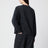 Women’s Painter sweatshirt in brushed cotton, black